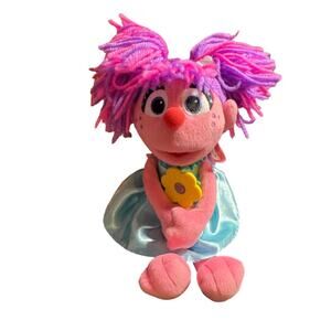 Sesame Street Abby Cadabby Plush Soft Stuffed Toy Muppet Doll Butterfly Flower